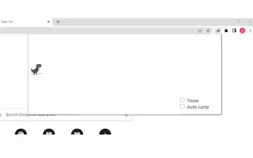 Gra Chrome Dino [Offline] ze sklepu internetowego Chrome do uruchomienia w trybie online za pomocą OffiDocs Chromium